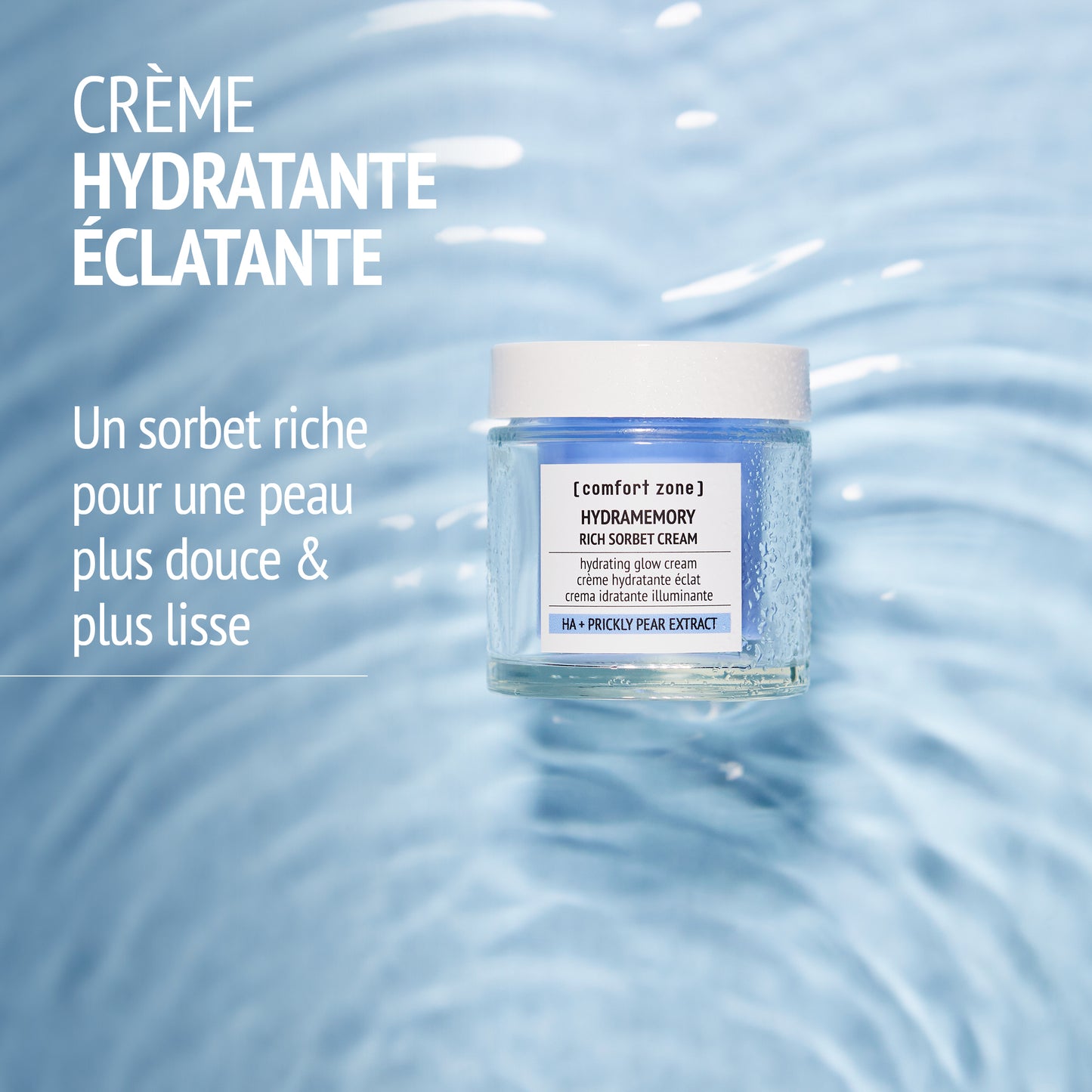 Crème hydratante visage Hydramemory Rich Sorbet – Comfort Zone