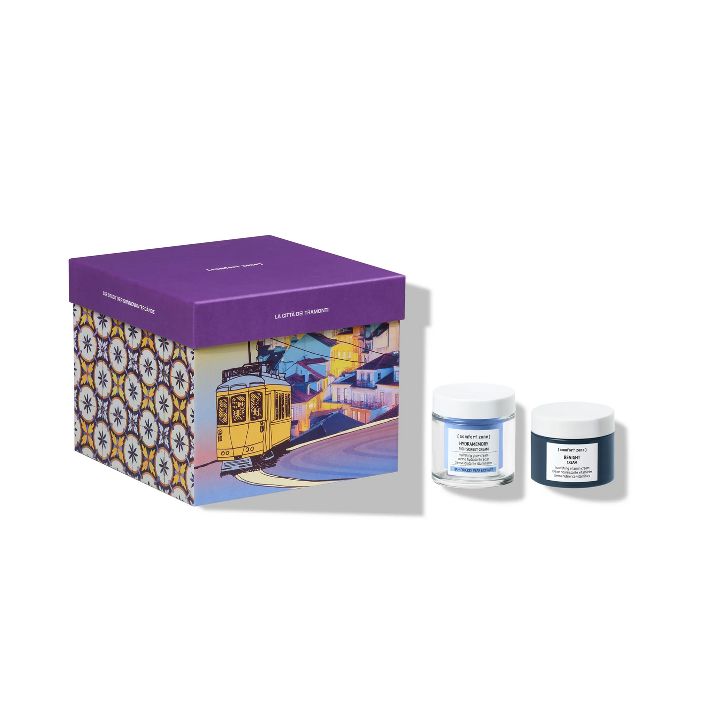 The City of Sunsets (LISBONNE)  – Kit Hydramemory & Renight | Routine lumineuse duo coffrer cadeaux [comfort zone]