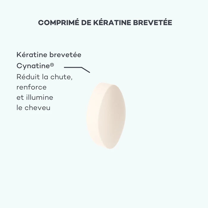 D-LAB Absolu de Kératine 3 mois – Anti-Chute & Renforcement Cheveux & Ongles (Comprimés)