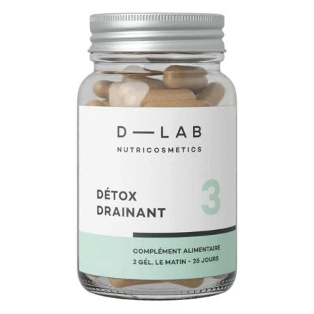 D-LAB Détox Drainant 3 Mois – Drainage, Élimination & Silhouette Affinée