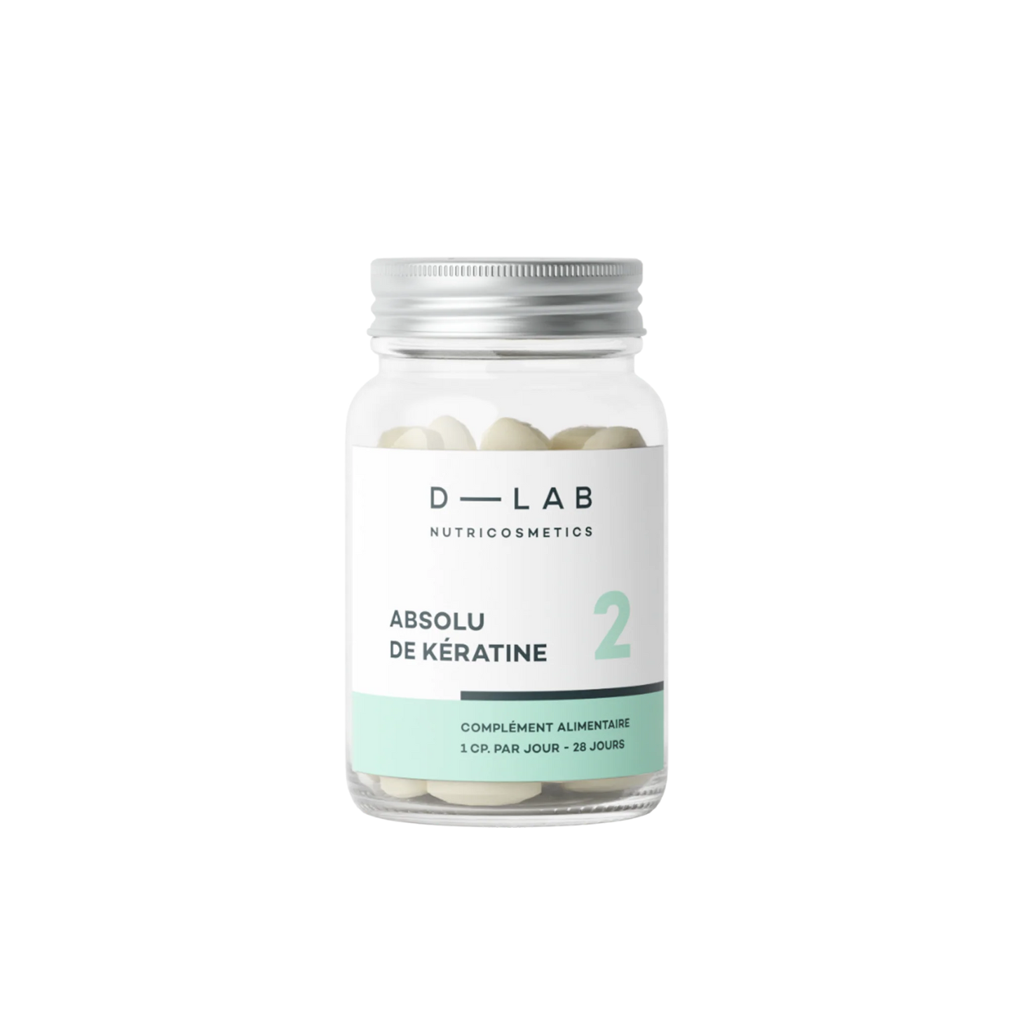 D-LAB Absolu de Kératine 1 Mois – Anti-Chute & Renforcement Cheveux & Ongles (Comprimés)