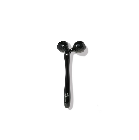 Skin Regimen LX Double Headed Face Roller – roller visage à jade noir